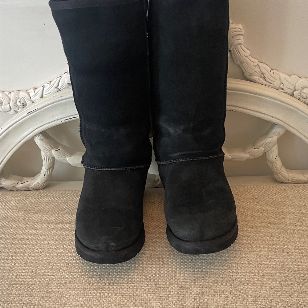 Classic Black Suede uggs Winter Boots